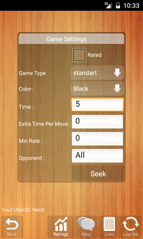Chess screenshot